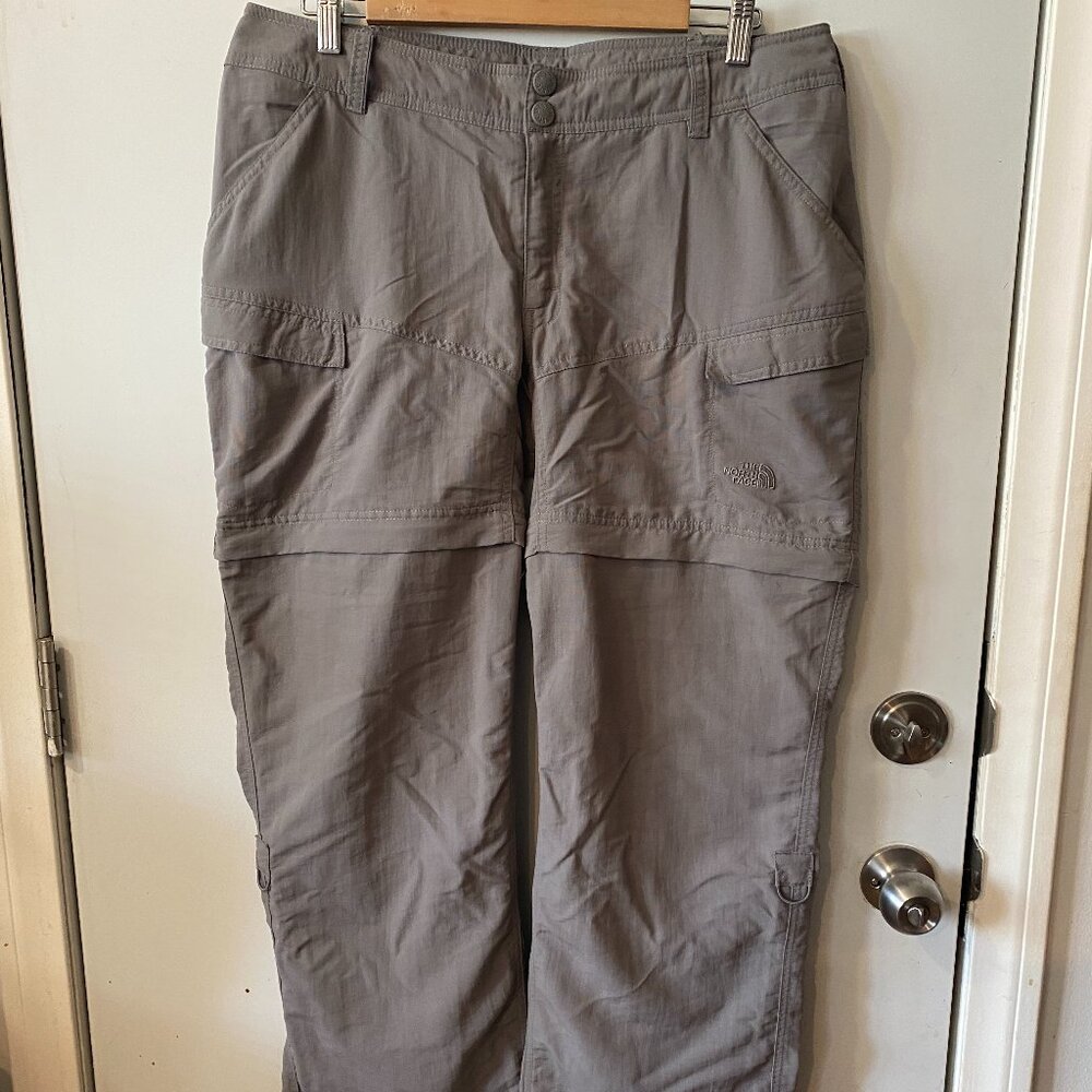 North Face Olive Hiking Pants Shorts Sz 14